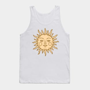 Gold Sun Tank Top